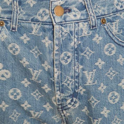 dhgate louis vuitton supreme monogram jeans